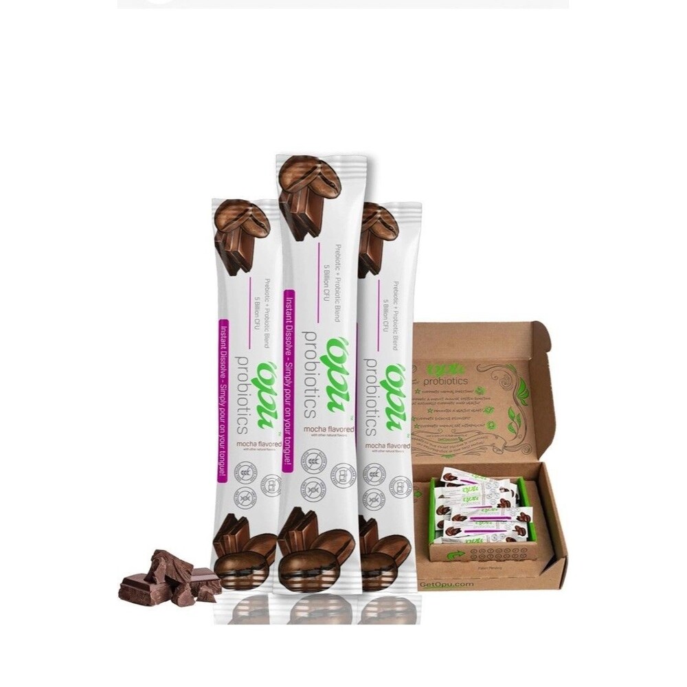 Mocha/ Mint Instant-Dissolve  Month Supply - 5 Billion Cfu'S - Men Women 5/26
